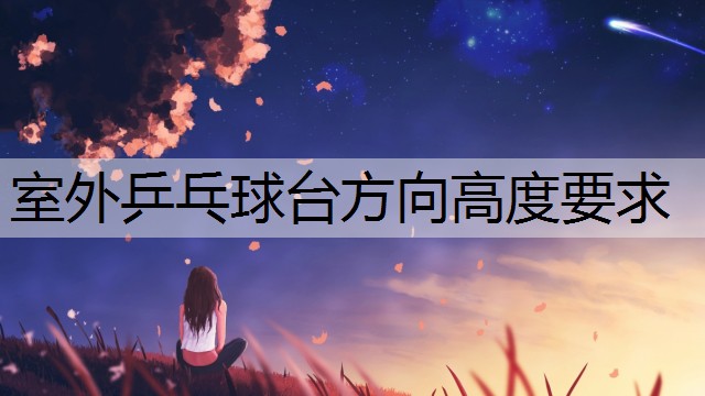 室外乒乓球台方向高度要求