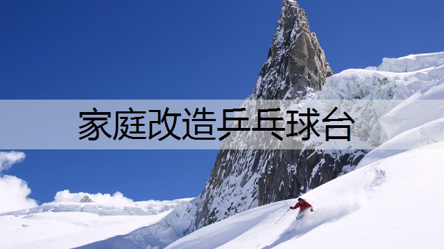 家庭改造乒乓球台