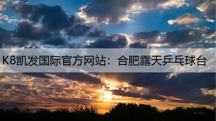 K8凯发国际官方网站：合肥露天乒乓球台