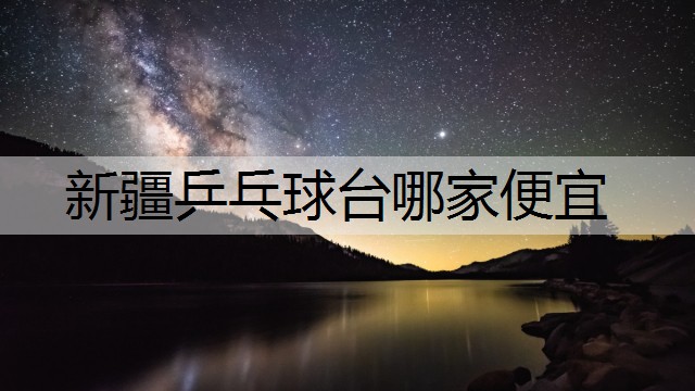 新疆乒乓球台哪家便宜