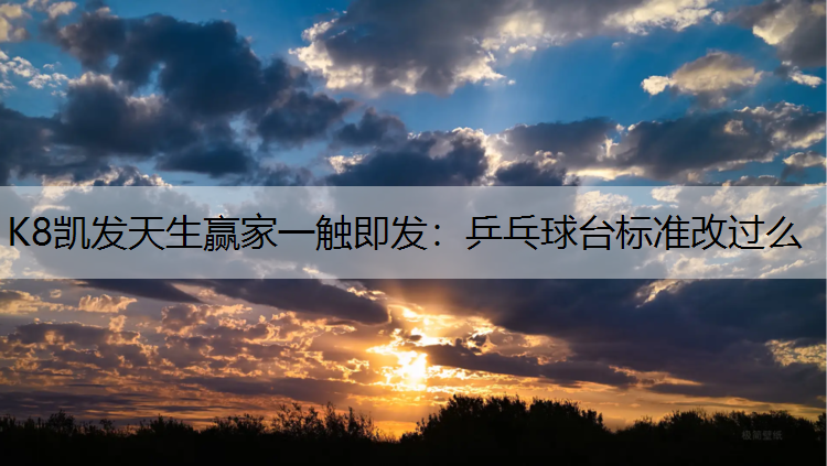 乒乓球台标准改过么