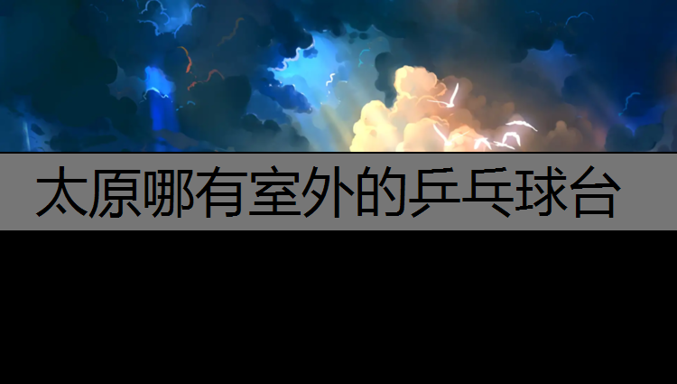 太原哪有室外的乒乓球台