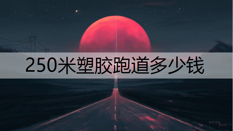 250米塑胶跑道多少钱