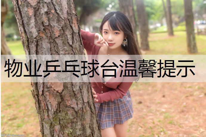 物业乒乓球台温馨提示